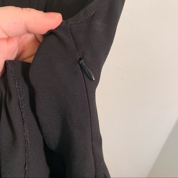 Love 21 Sleeveless Dress Black Pleat Ruffle Waist - Picture 7 of 11